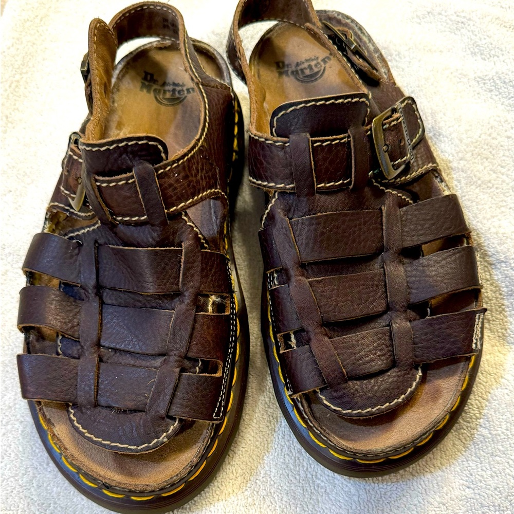 Dr. Doc Marten’s Men’s Original 8092 UK12 US13 Leather Fisherman Sandals
